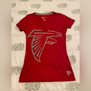Nike Red Atlanta Falcons Football Women's Short Sleeve Tee NFL